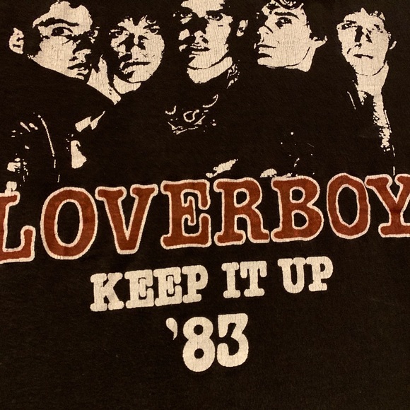 Vintage Loverboy Keep It Up ‘83 Muscle Tee - Picture 2 of 3